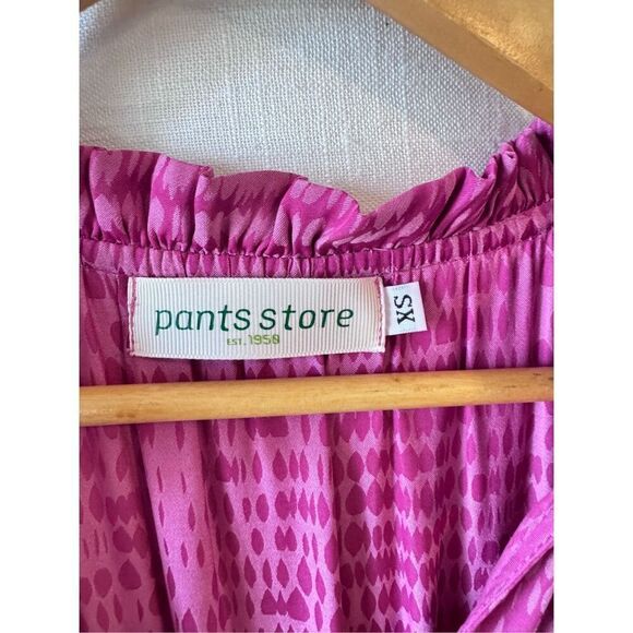 Pants Store Zoe Pleated Mini Dress in Purple/pink Size XSmall - Picture 3 of 10
